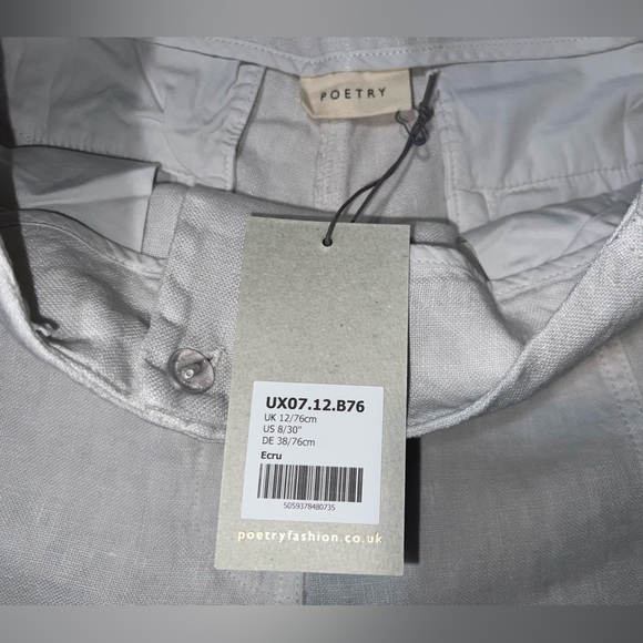 POETRY WIDE-LEG PANELLED TROUSERS - Size 8 - Picture 6 of 6